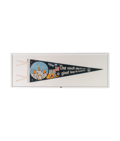 Vintage One Small Step Framed Pennant