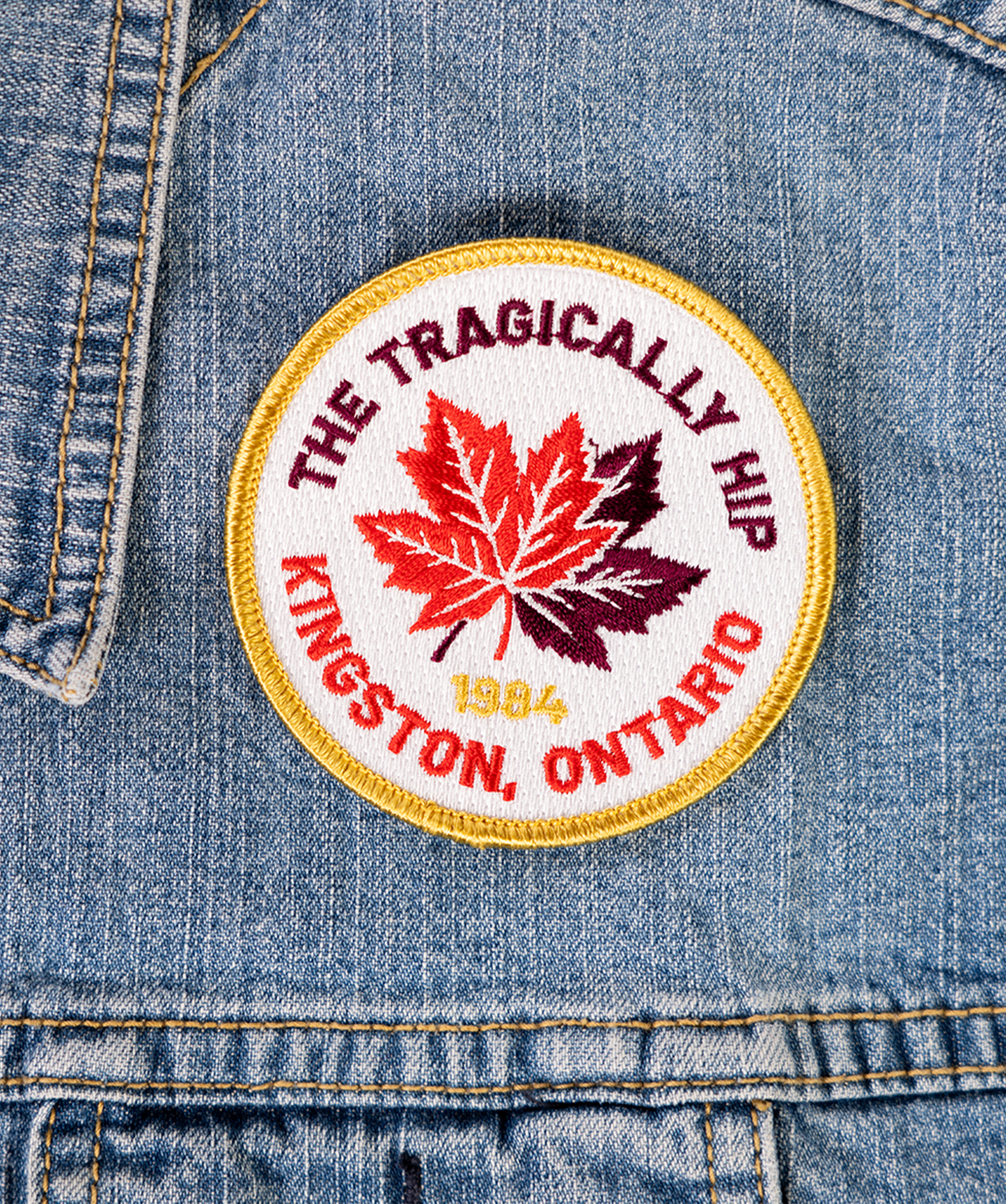 The Tragically Hip Embroidered Patch  • The Tragically Hip x Oxford Pennant
