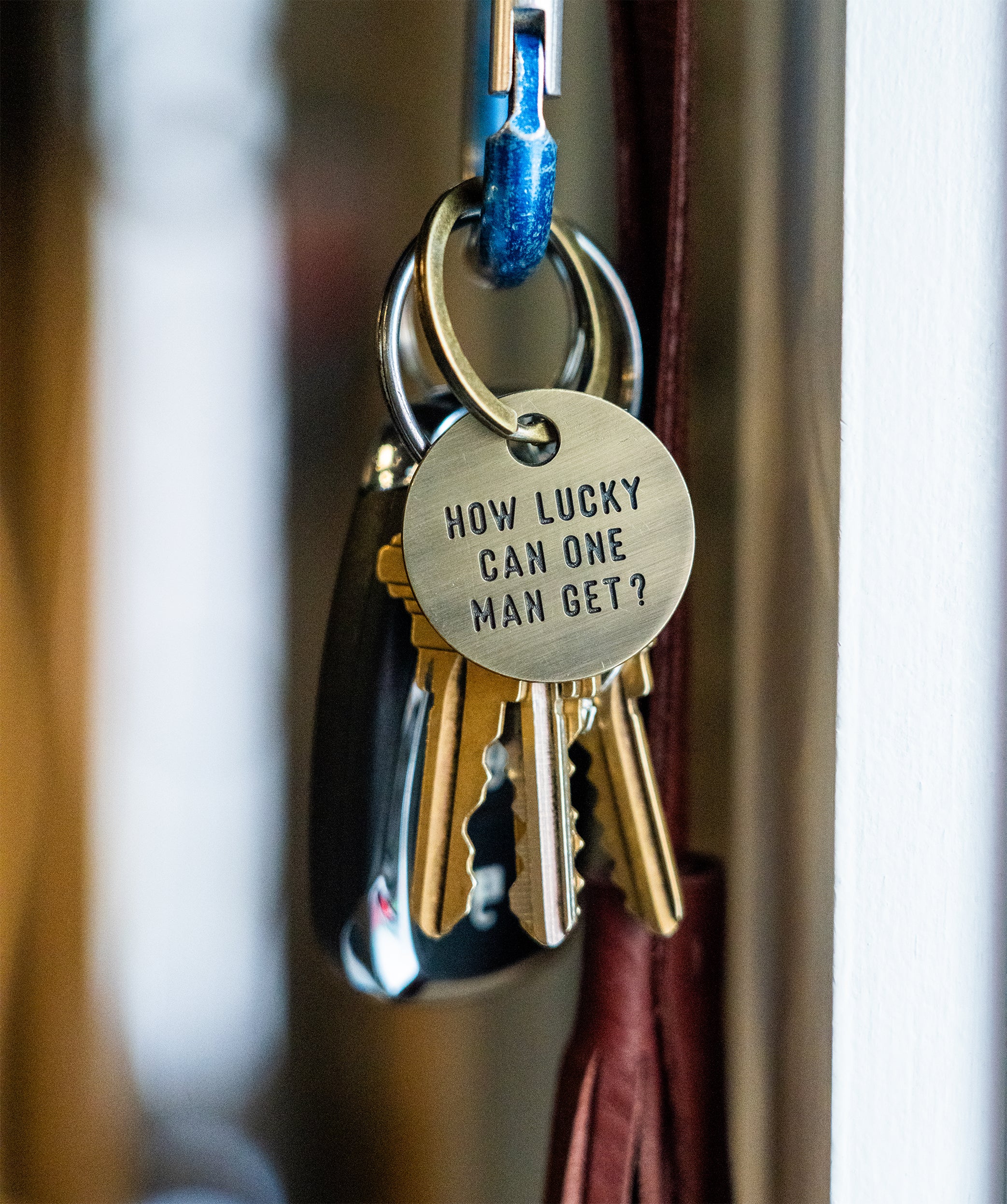 How Lucky Can One Man Get? Die Cast Keychain | John Prine x Oxford