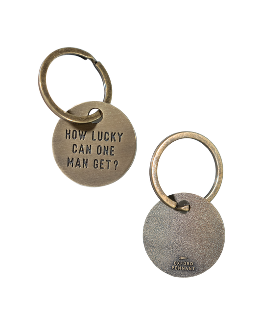 How Lucky Can One Man Get Keychain • John Prine x Oxford Pennant