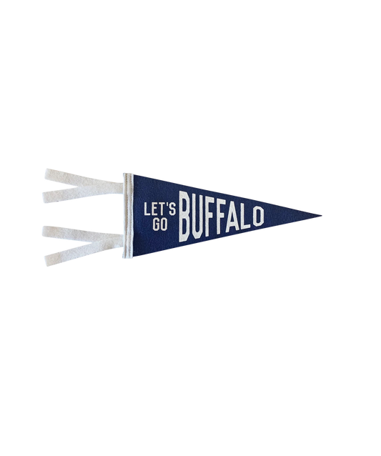 Let's Go Buffalo Mini Pennant