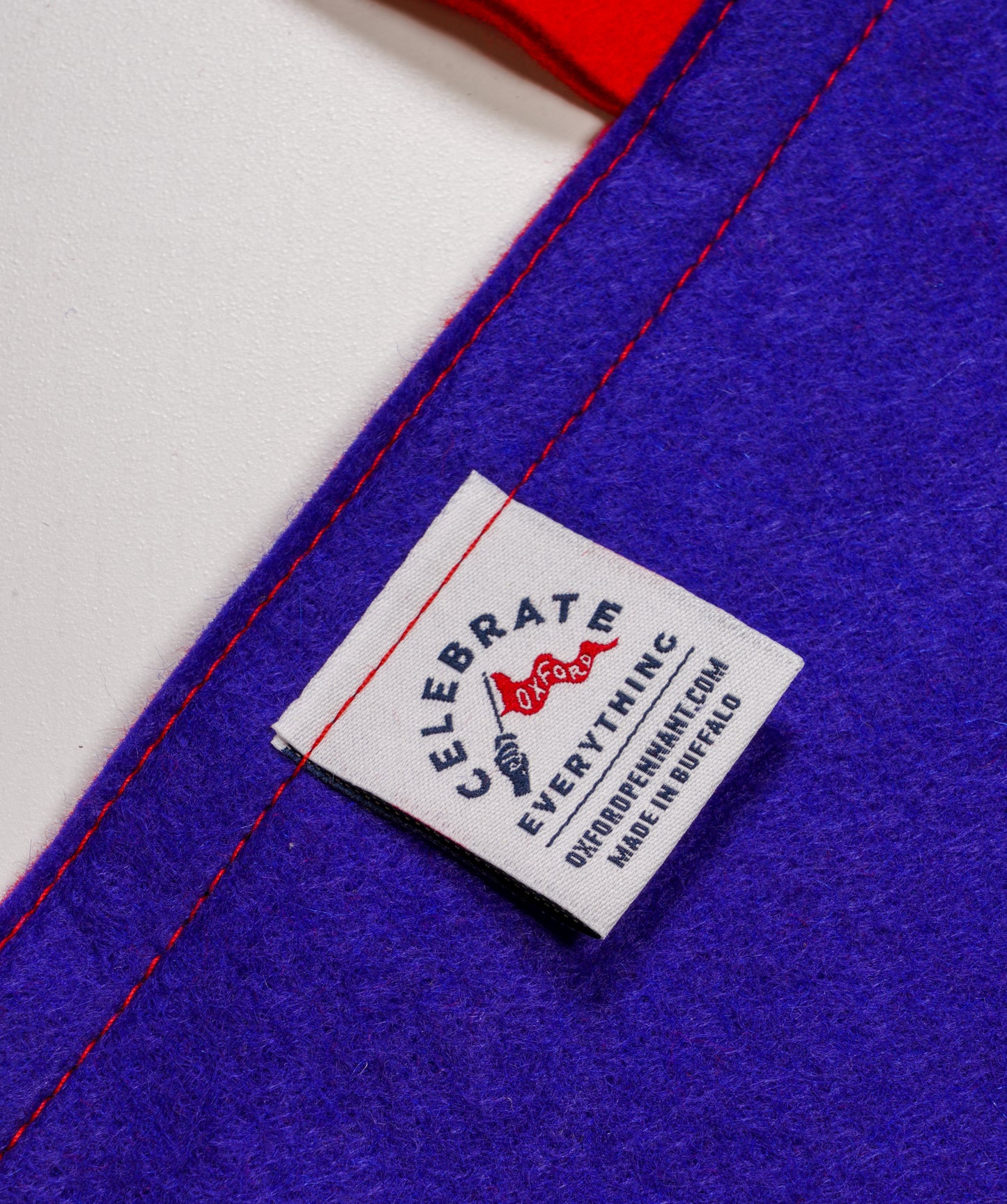 Let's Go Buffalo Pennant (Blue and Red)