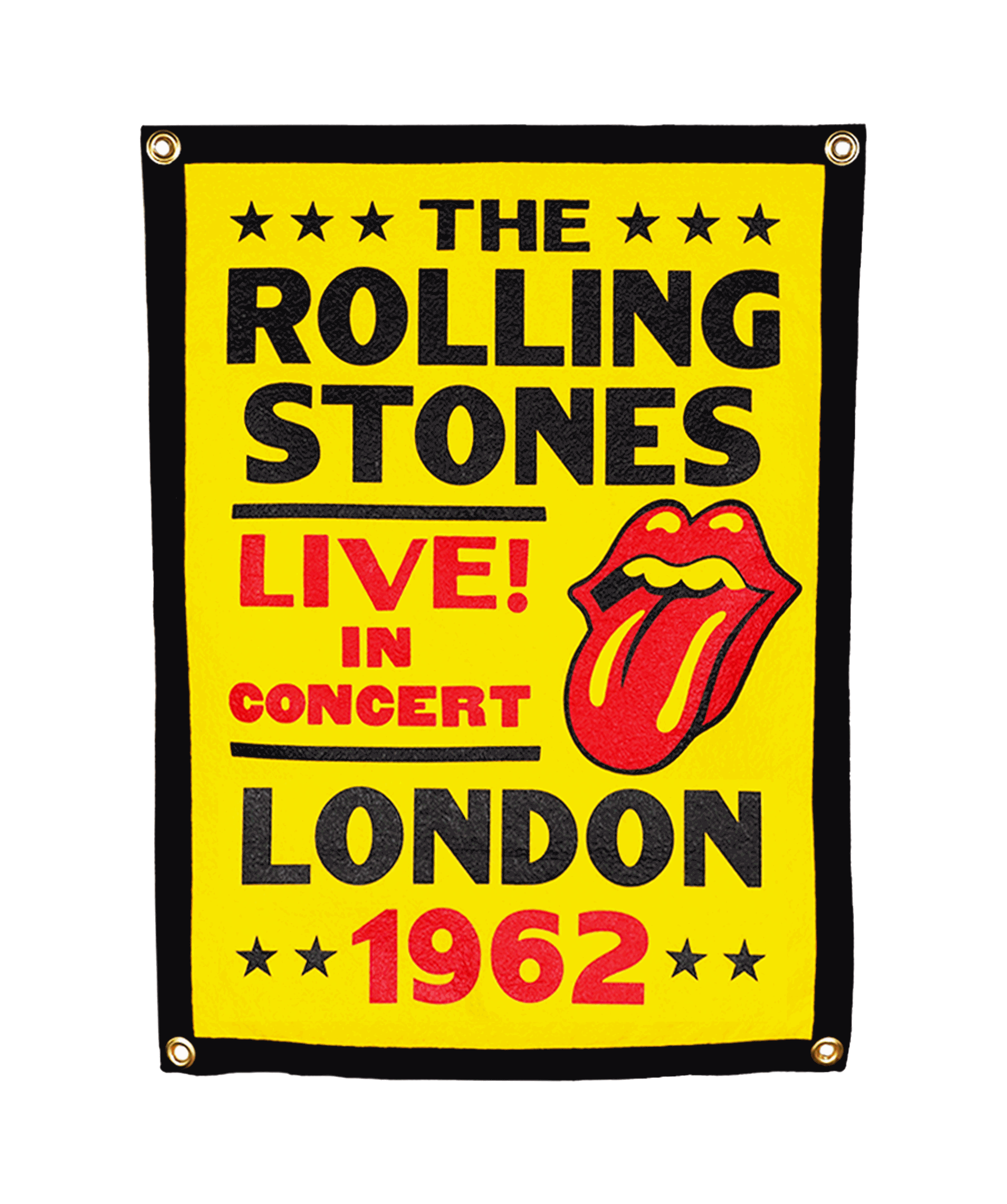 Personalized Rolling Stones Live Camp Flag • The Rolling Stones x Oxford Pennant