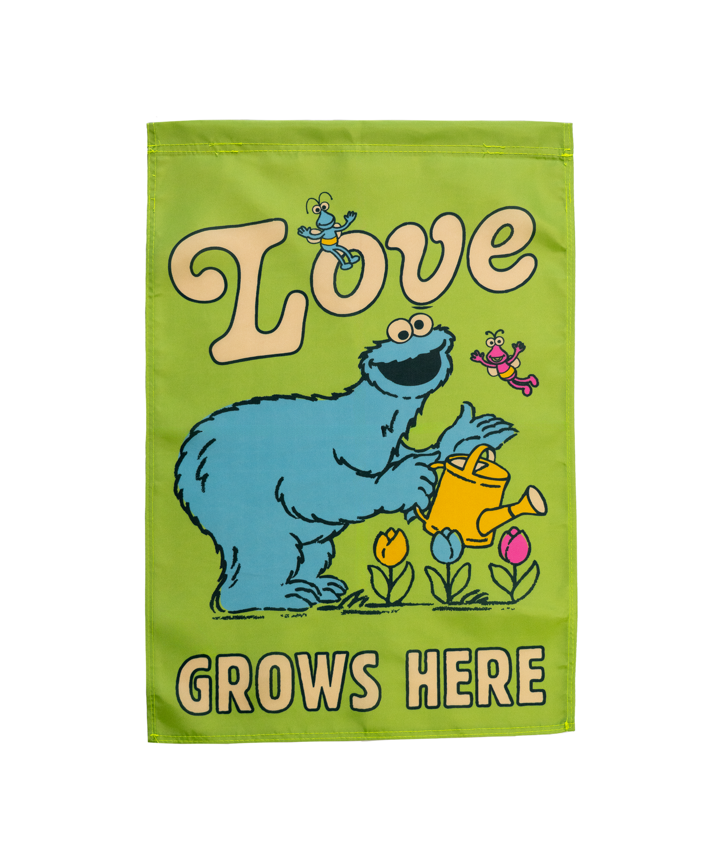 Love Grows Here Garden Flag  • Sesame Street x Oxford Pennant