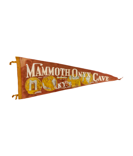 Vintage Pennant- Mammoth Onyx Cave, Kentucky