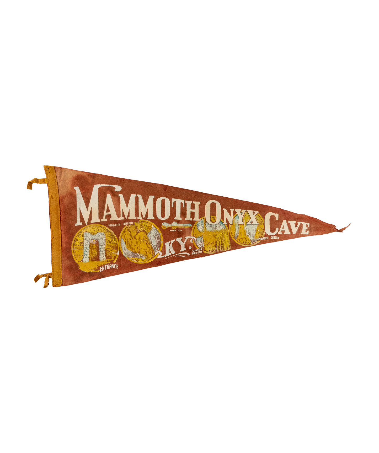 Vintage Pennant- Mammoth Onyx Cave, Kentucky