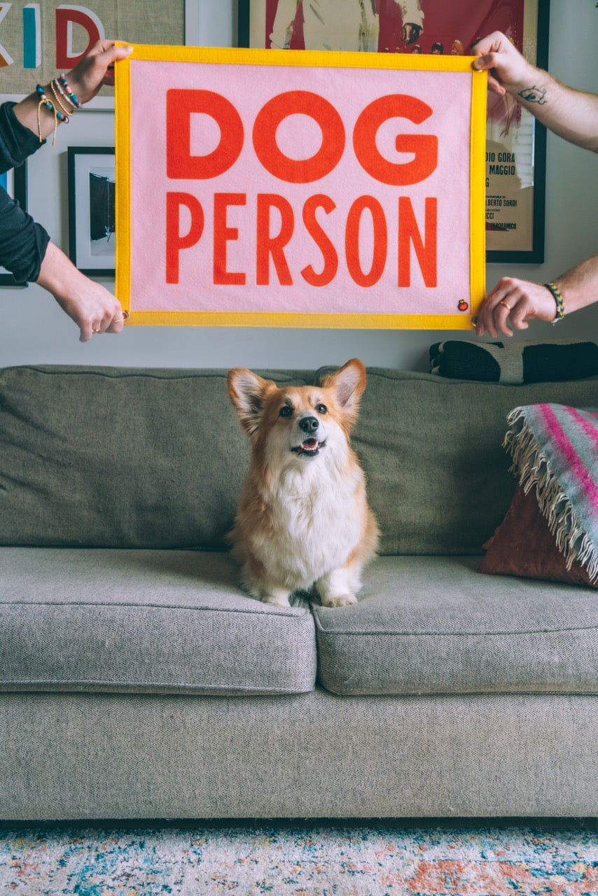 Dog Person Camp Flag • Maxine x Oxford Pennant