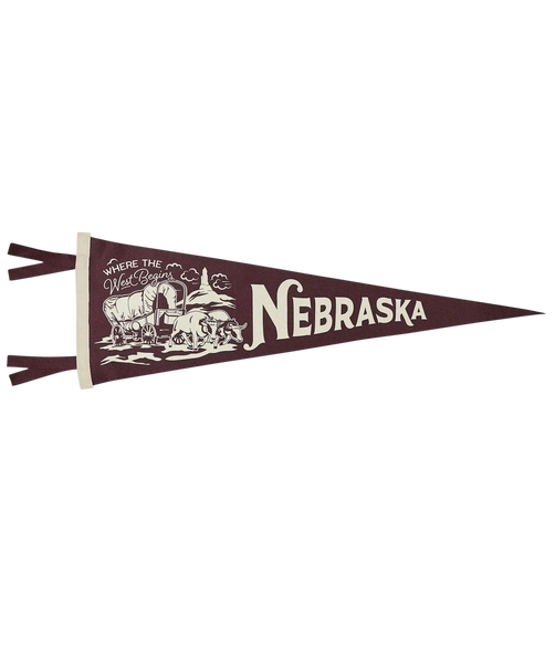 50s 60s USA製 カレッジペナント メタルケース 鍵付 Pennant Nebraska_50States_Pennant_1_gr