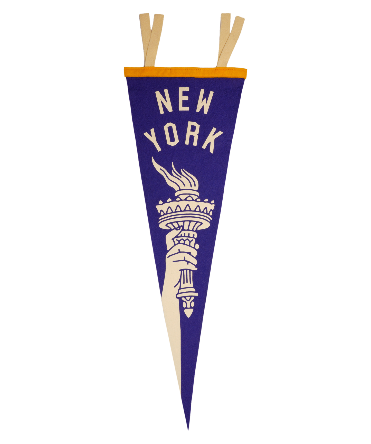 New York Torch Pennant • United By Blue x True Hand Society x Oxford Pennant Original