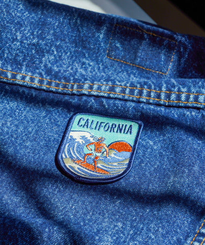 California Ocean Embroidered Patch