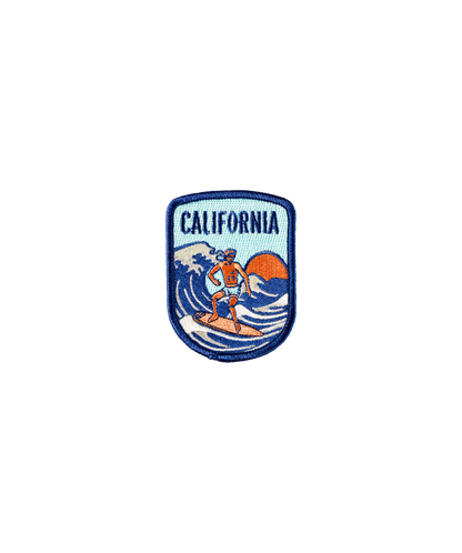 California Ocean Embroidered Patch