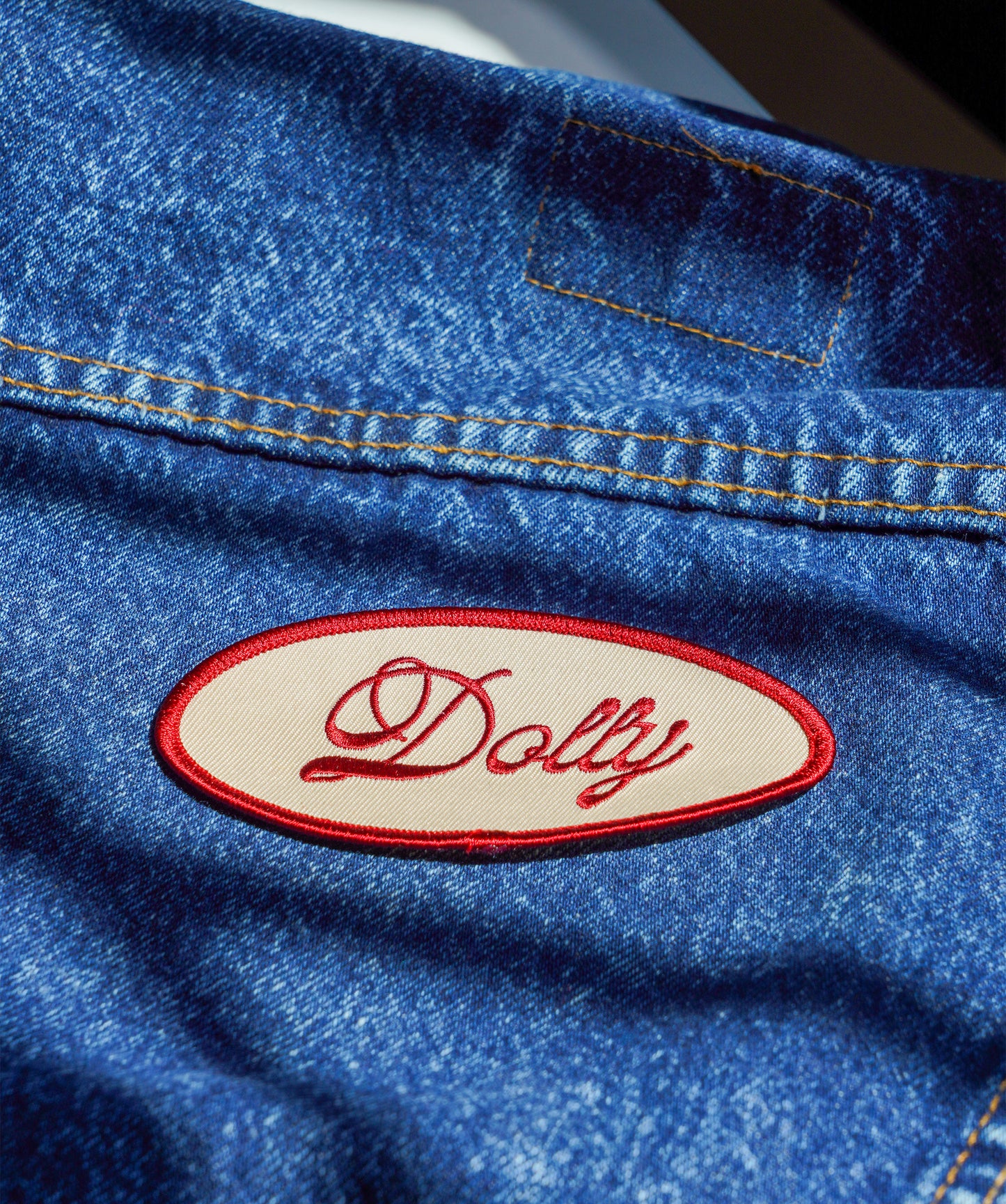 Dolly Name Badge Embrodiered Patch