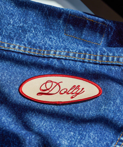 Dolly Name Badge Embrodiered Patch