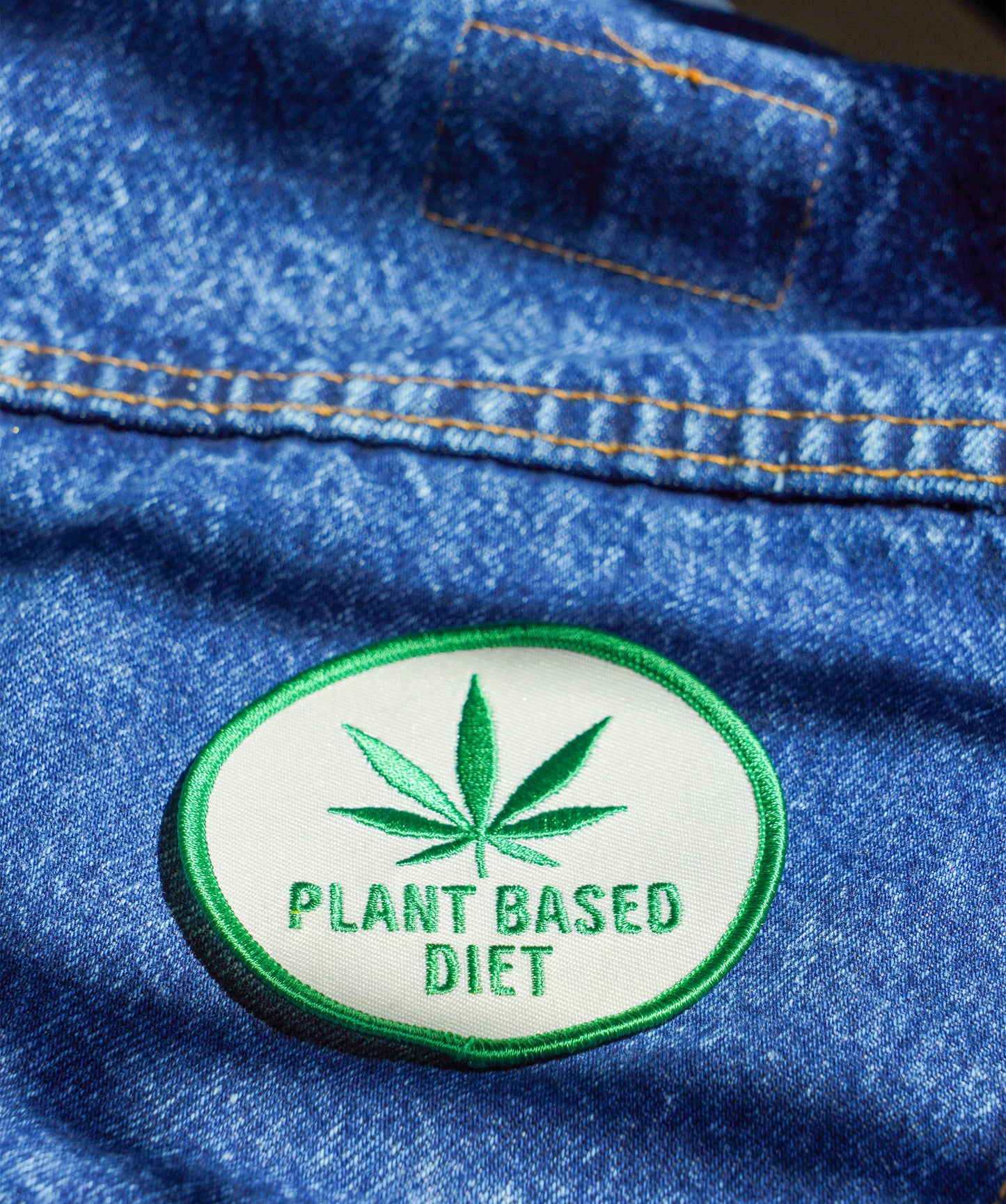 Plant Based Embroidered Patch