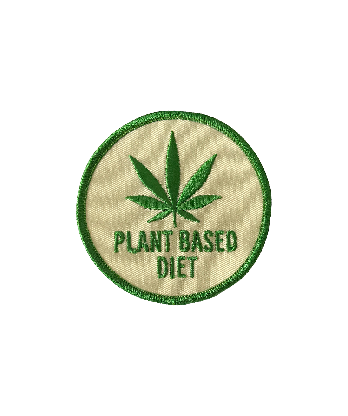 Plant Based Embroidered Patch