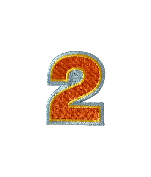 #2 Embroidered Patch