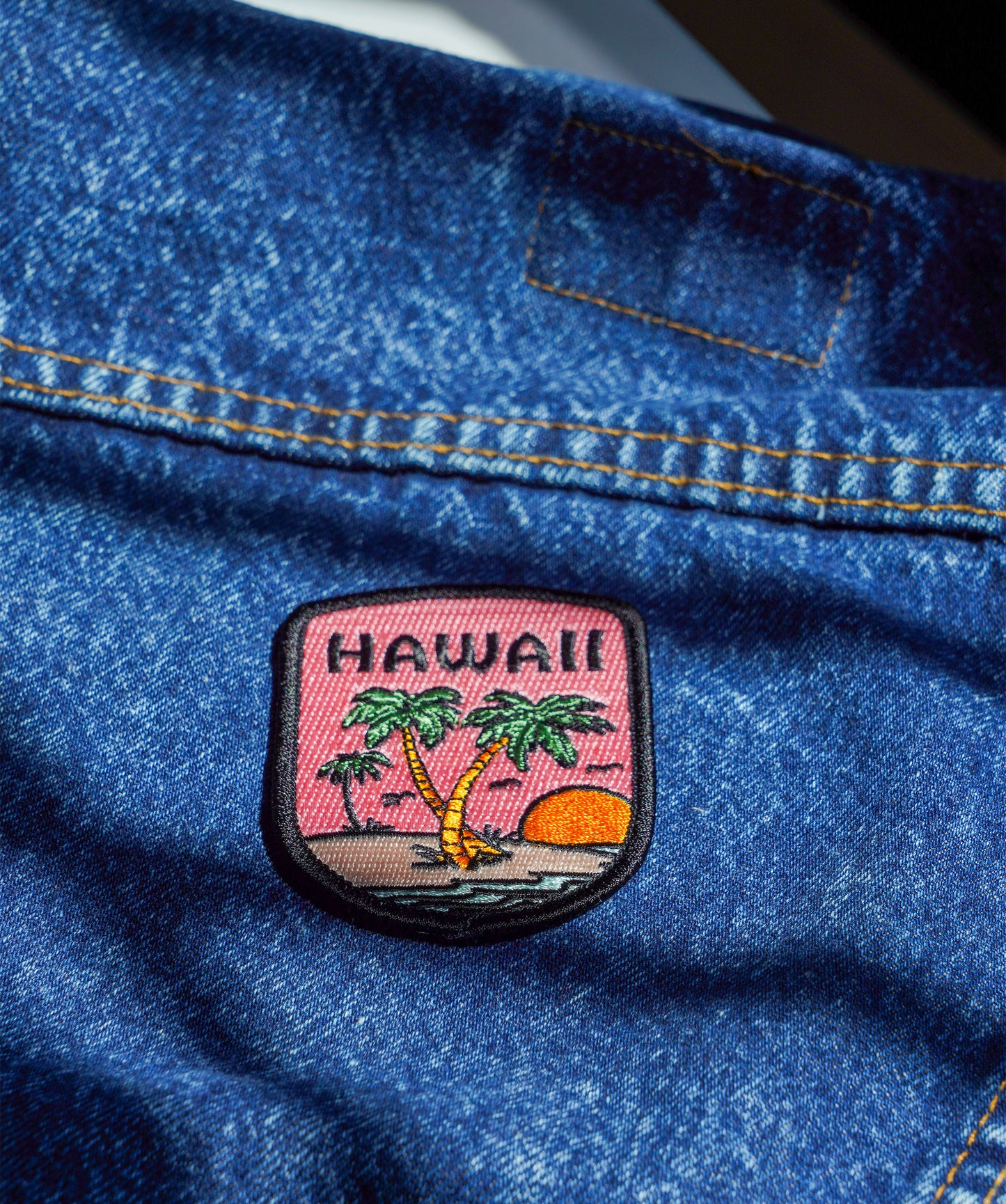 Hawaii Palm Trees Embroidered Patch