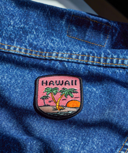 Hawaii Palm Trees Embroidered Patch