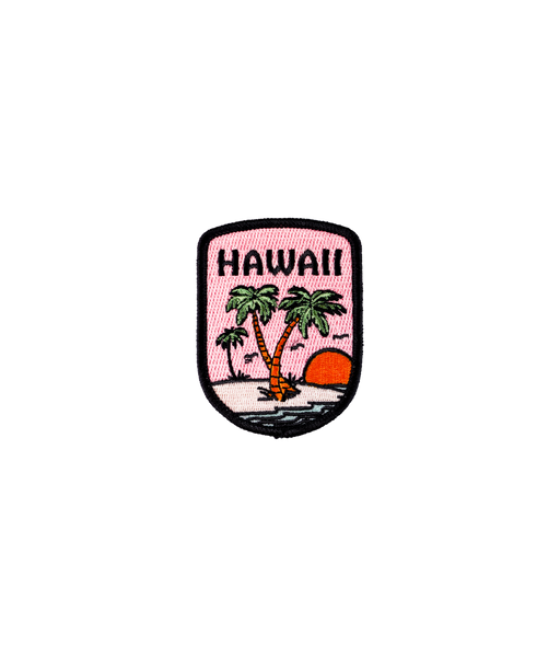 Hawaii Palm Trees Embroidered Patch