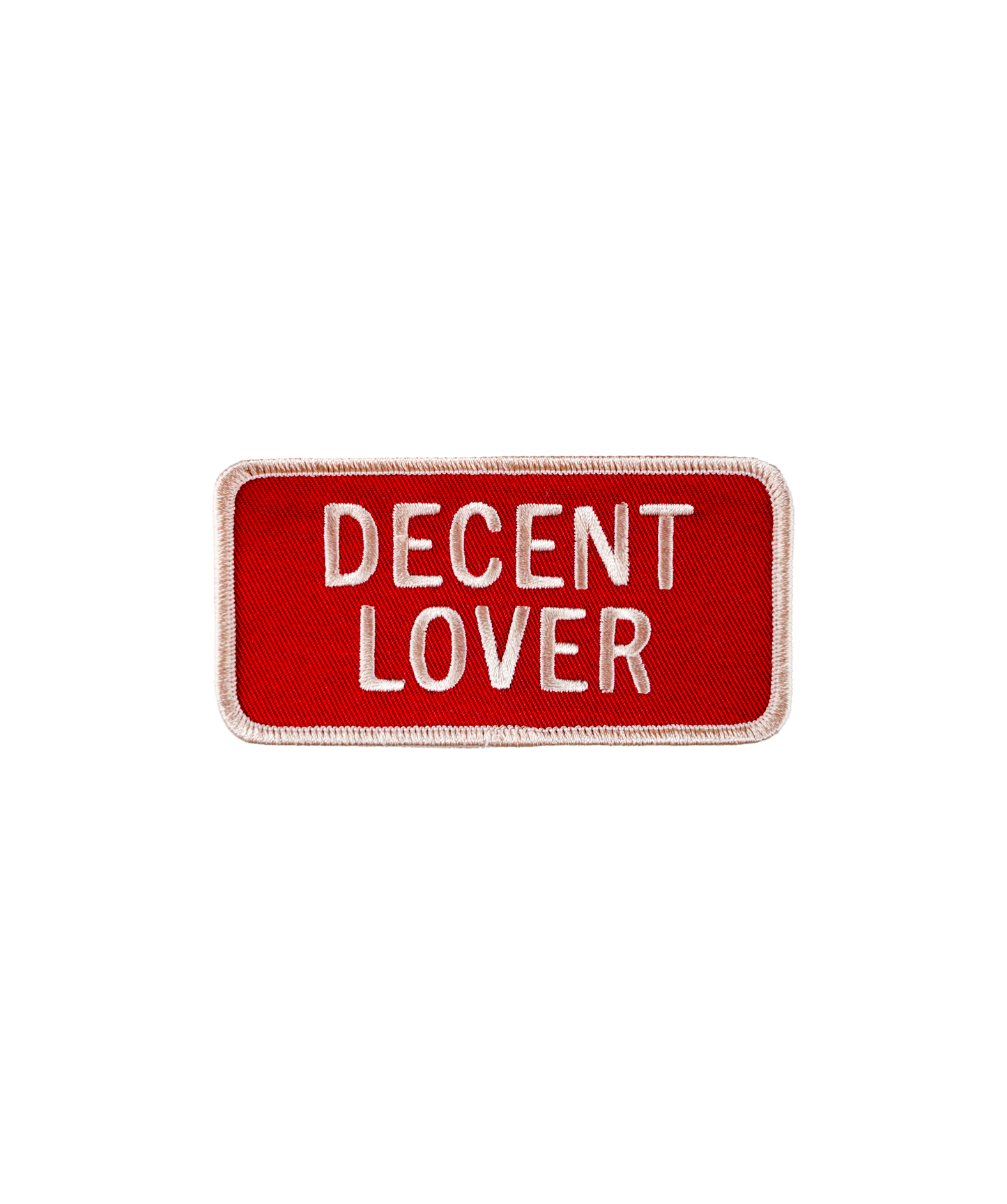 Decent Lover Embroidered Patch