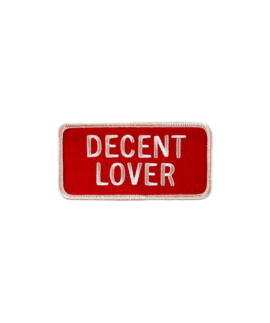 Decent Lover Embroidered Patch