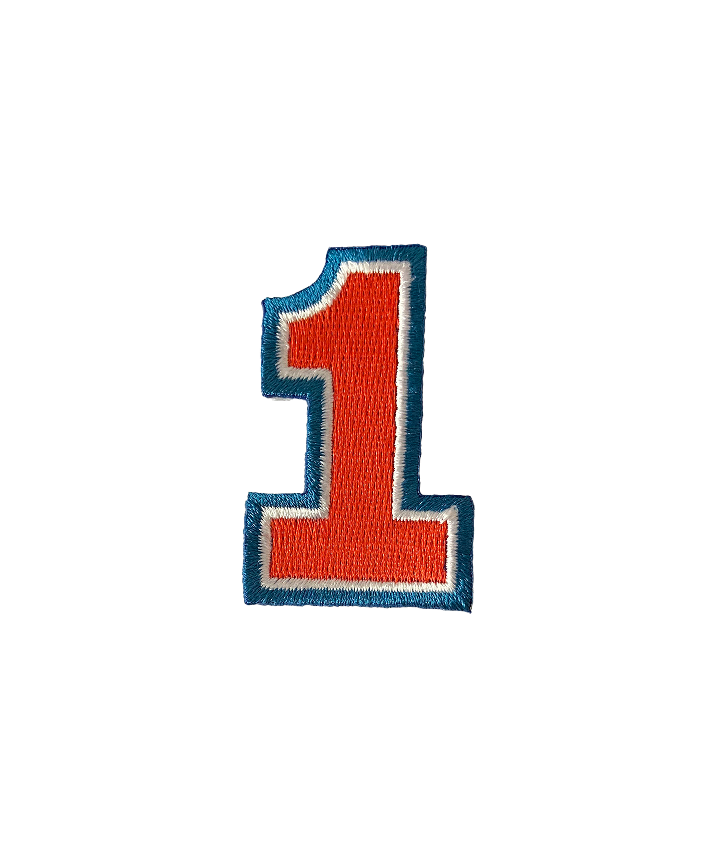 #1 Embroidered Patch