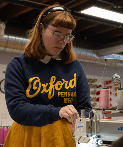 Oxford Pennant Manufacturing Script Shop Crewneck Sweatshirt