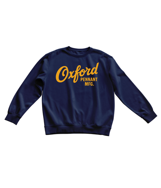 Oxford Pennant Manufacturing Script Shop Crewneck Sweatshirt