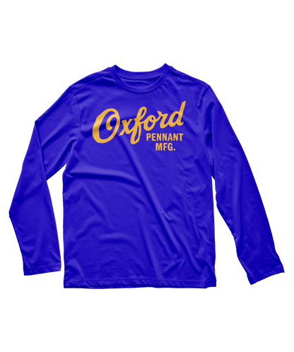 Oxford Pennant Manufacturing Script Shop Long Sleeve Tee