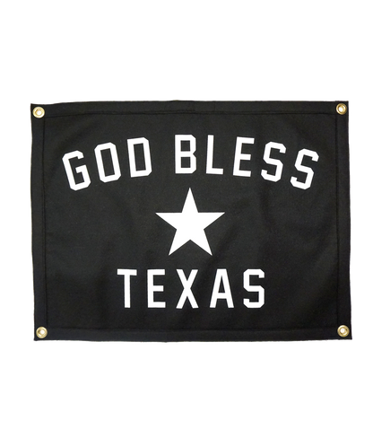 God Bless Texas Camp Flag • Manready Mercantile x Oxford Pennant Original