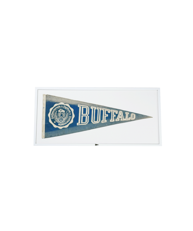 Vintage University of Buffalo Framed Oxford Pennant