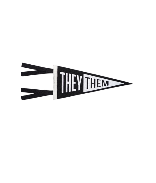 They/Them Mini Pennant