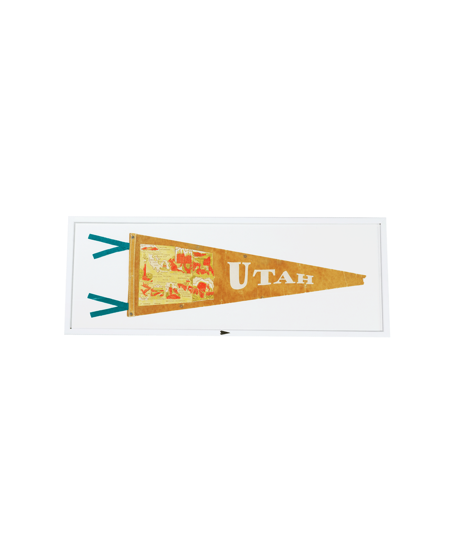Vintage Utah- Framed
