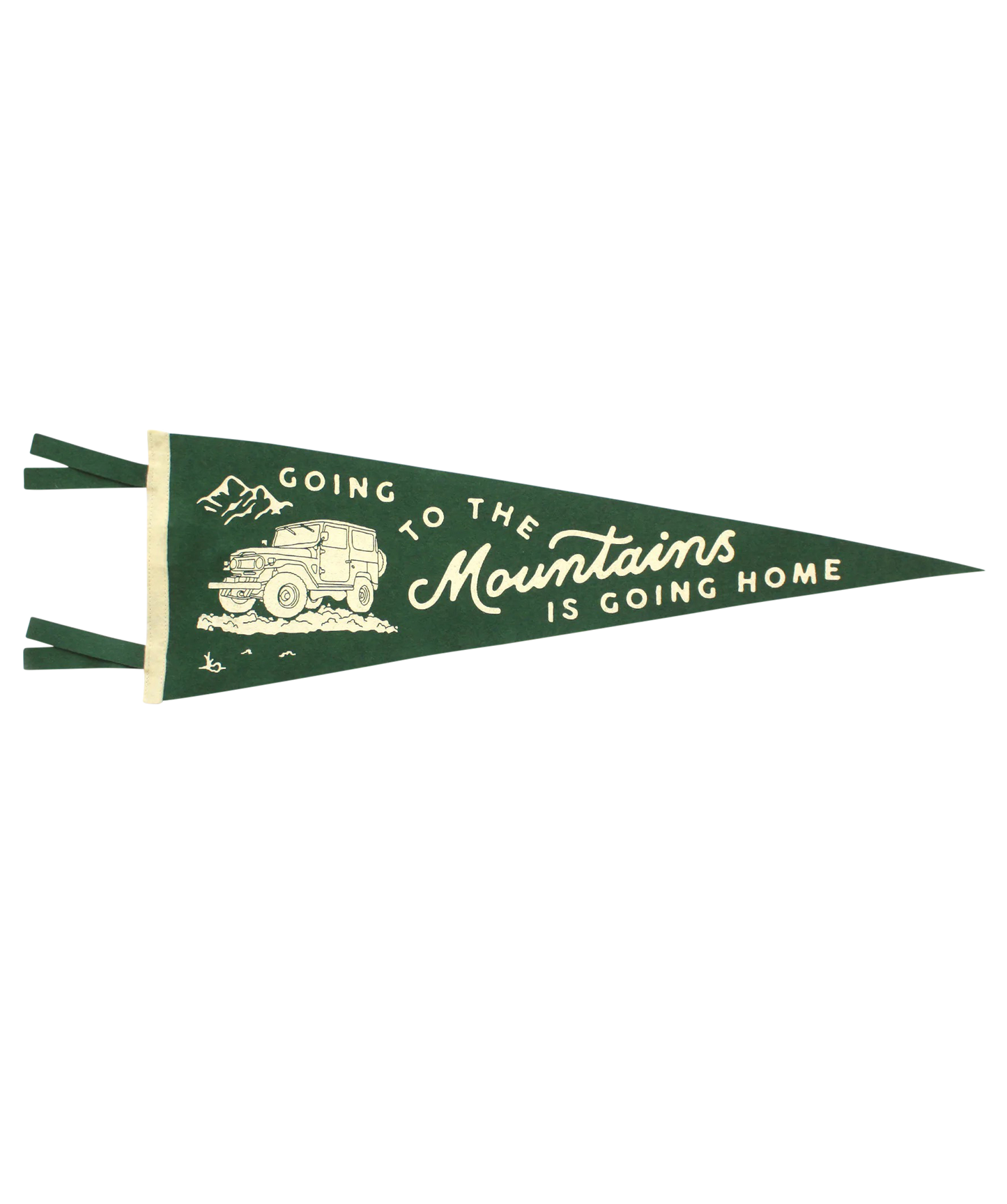 Going to the Mountains is Going Home Pennant