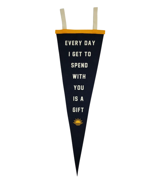 Every Day is a Gift Pennant •  Kelle Hampton x Oxford Pennant