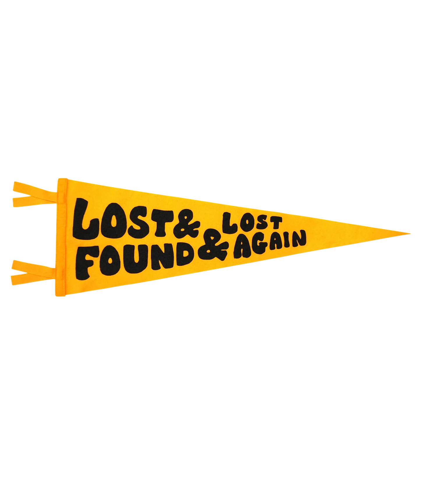 Lost & Found & Lost Again Pennant • Chrome Yellow x Office of Brothers x Oxford Pennant Original