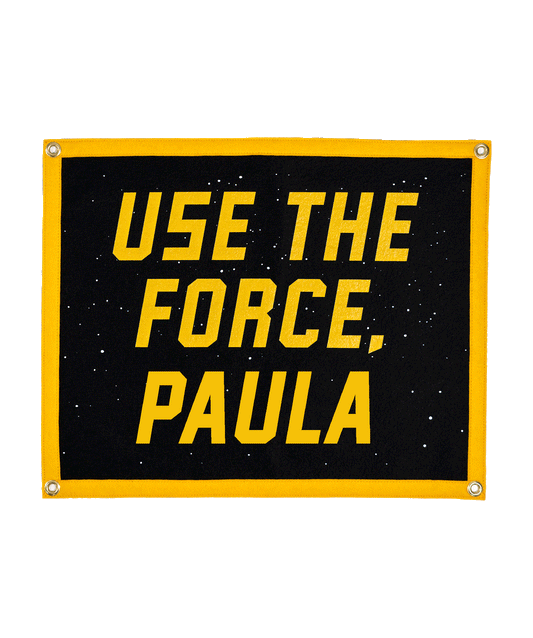 STAR WARS™ Personalized Use the Force Camp Flag