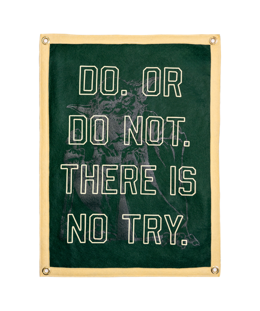 STAR WARS™ Do Or Do Not There Is No Try Camp Flag