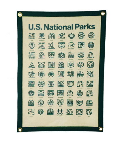 National Parks Camp Flag • Steve Wolf x Oxford Pennant