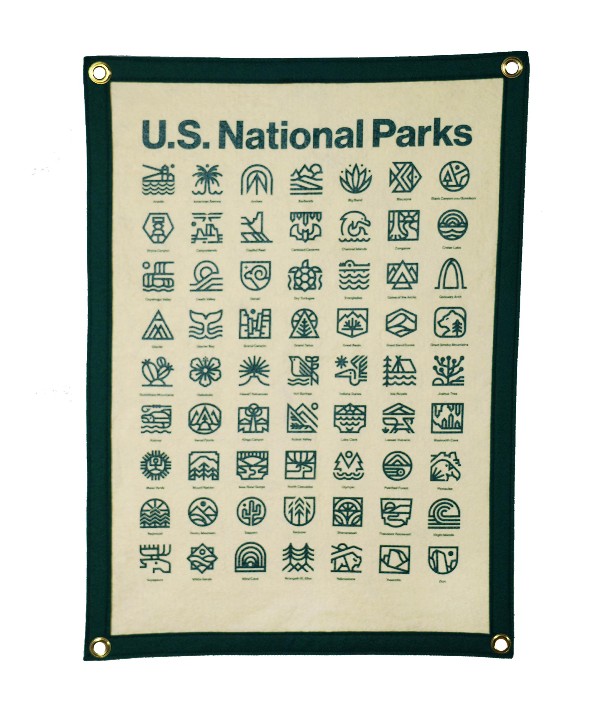 National Parks Pennant Embroidered Patch – US Park Pass