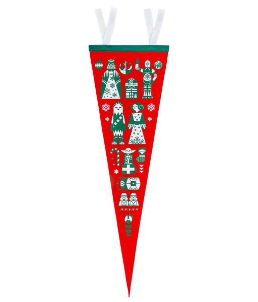 STAR WARS™ Characters Holiday Pennant