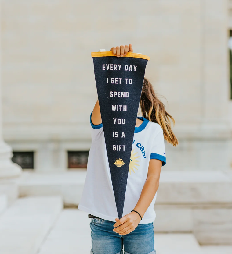 Every Day is a Gift Pennant • Kelle Hampton x Oxford Pennant