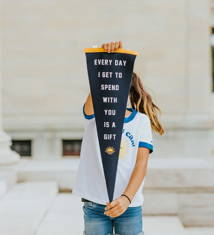 Every Day is a Gift Pennant • Kelle Hampton x Oxford Pennant