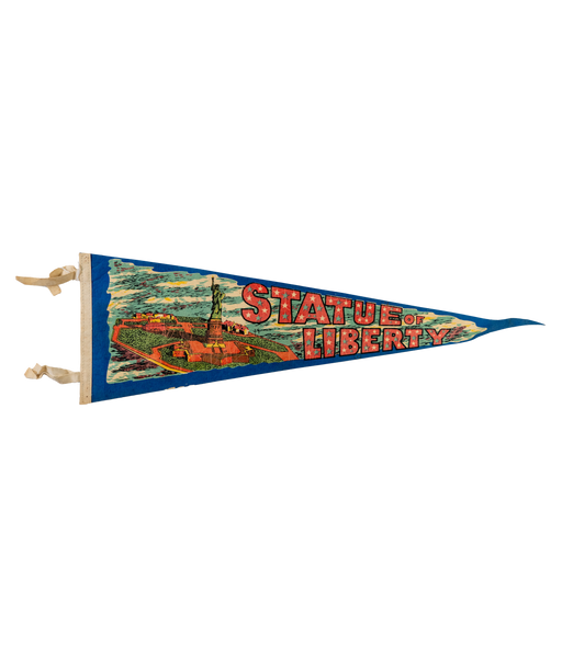 Vintage Pennant- Statue of Liberty