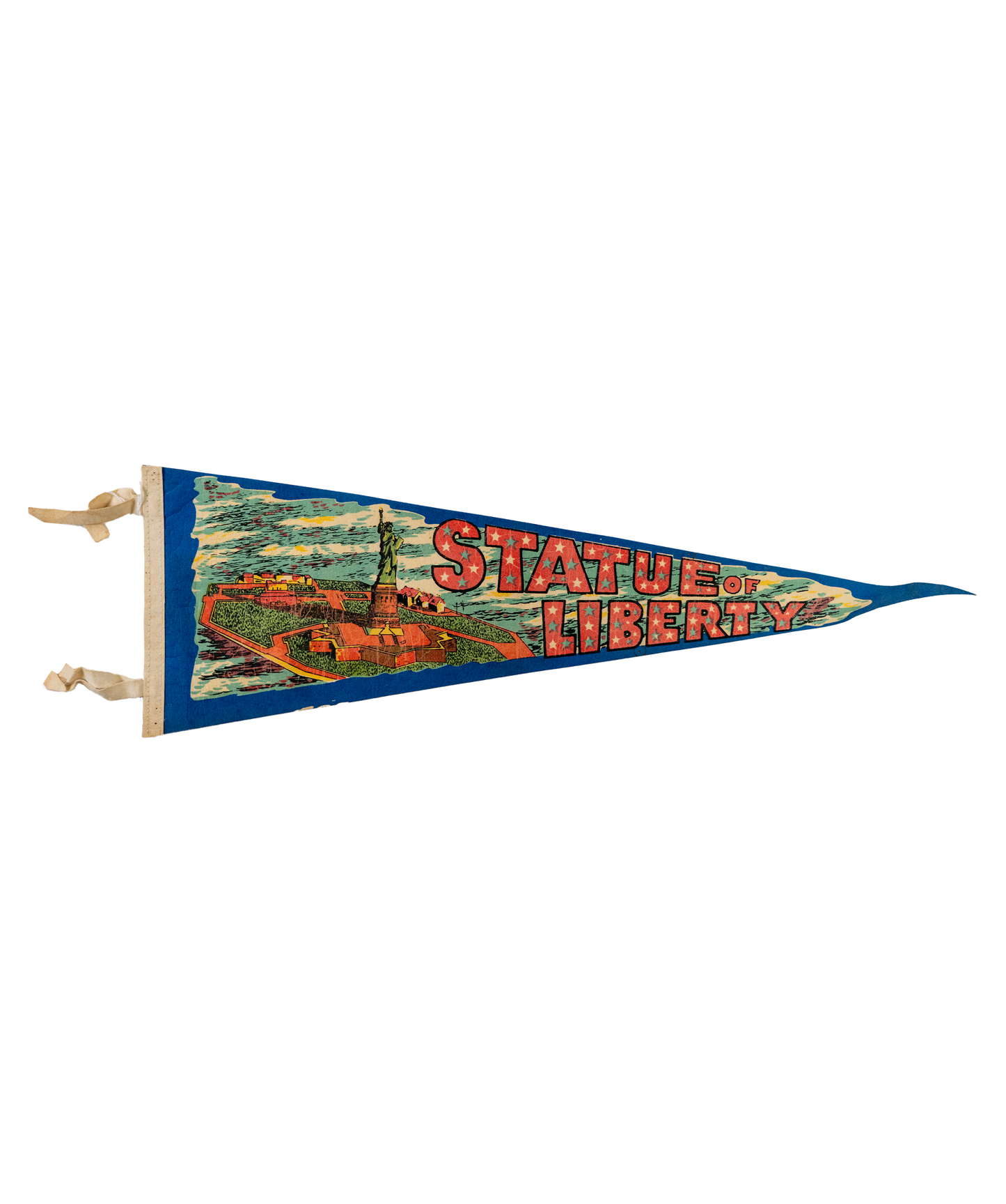 Vintage Pennant- Statue of Liberty