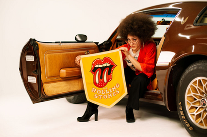 The Rolling Stones Camp Flag • The Rolling Stones x Oxford Pennant