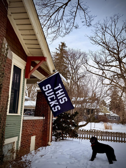 This Sucks Outdoor Flag