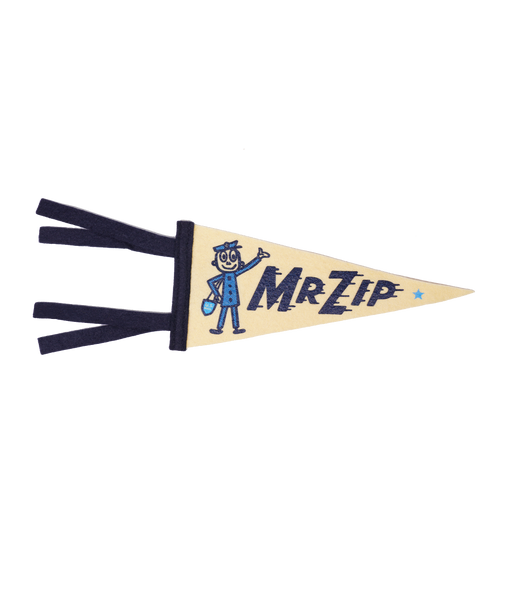 Mr. Zip™ Mini Pennant • USPS® x Oxford Pennant