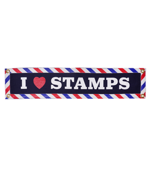 I Heart Stamps Camp Flag • USPS® x Oxford Pennant