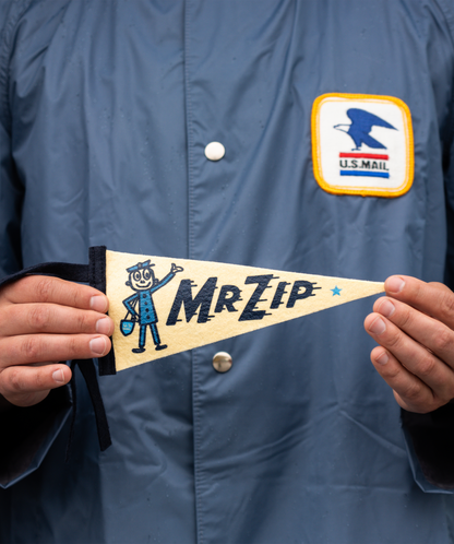 Mr. Zip™ Mini Pennant • USPS® x Oxford Pennant